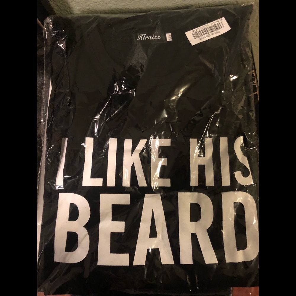 T-shirts I like his beard